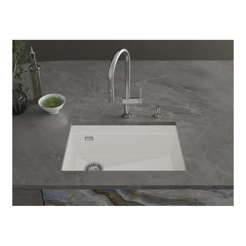 Кухонная мойка Rivelato LINO LN-654-L иней от магазина Vanna-Vanna.ru!