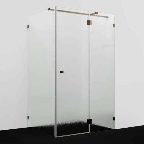 Душевой уголок WasserKRAFT Paar 88H07R-TXG текстурное стекло, правая ориентация от магазина Vanna-Vanna.ru!