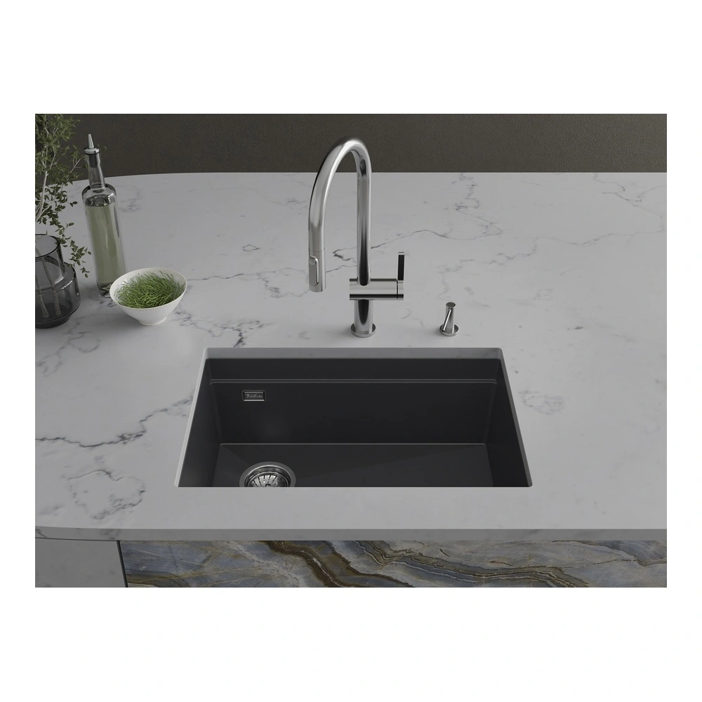 Кухонная мойка Rivelato LINO LN-654-L, антрацит от магазина Vanna-Vanna.ru!