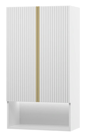 Шкаф навесной Brevita Vega 60 белый/золото