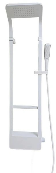 Душевая панель Ceruttispa MAIELLA W CT8984 из нержавеющей стали, цвет белый от магазина Vanna-Vanna.ru!