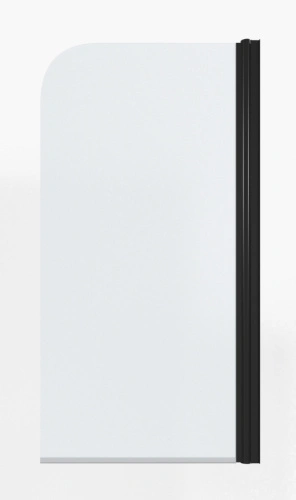 Стеклянная шторка Timo TCM-70/03C-6 профиль черный 70 см от магазина Vanna-Vanna.ru!