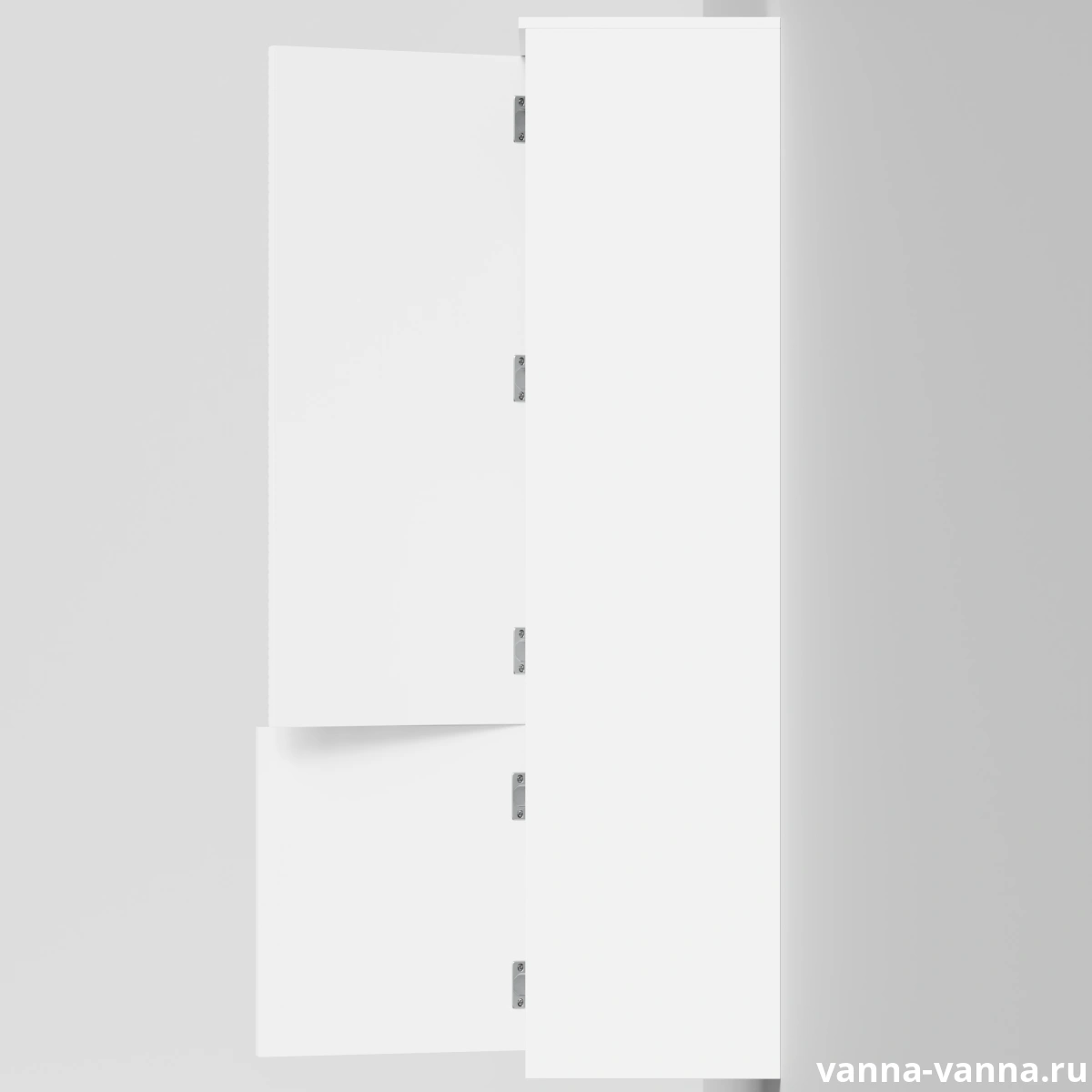 Пенал Vod-ok Elite Липс 45, подвесной, левый, Белый матовый от магазина Vanna-Vanna.ru!