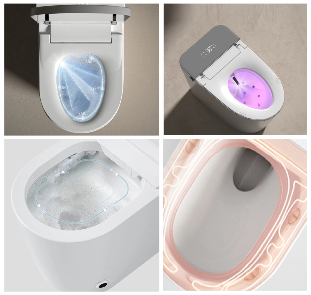 Унитаз Ceruttispa ESTER Smart CT10617 напольный, белый от магазина Vanna-Vanna.ru!