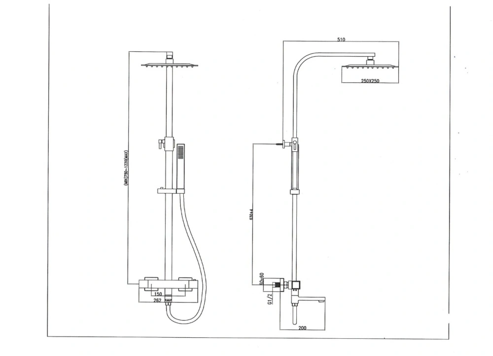 Душевая стойка SantiLine SL-9010 хром от магазина Vanna-Vanna.ru!