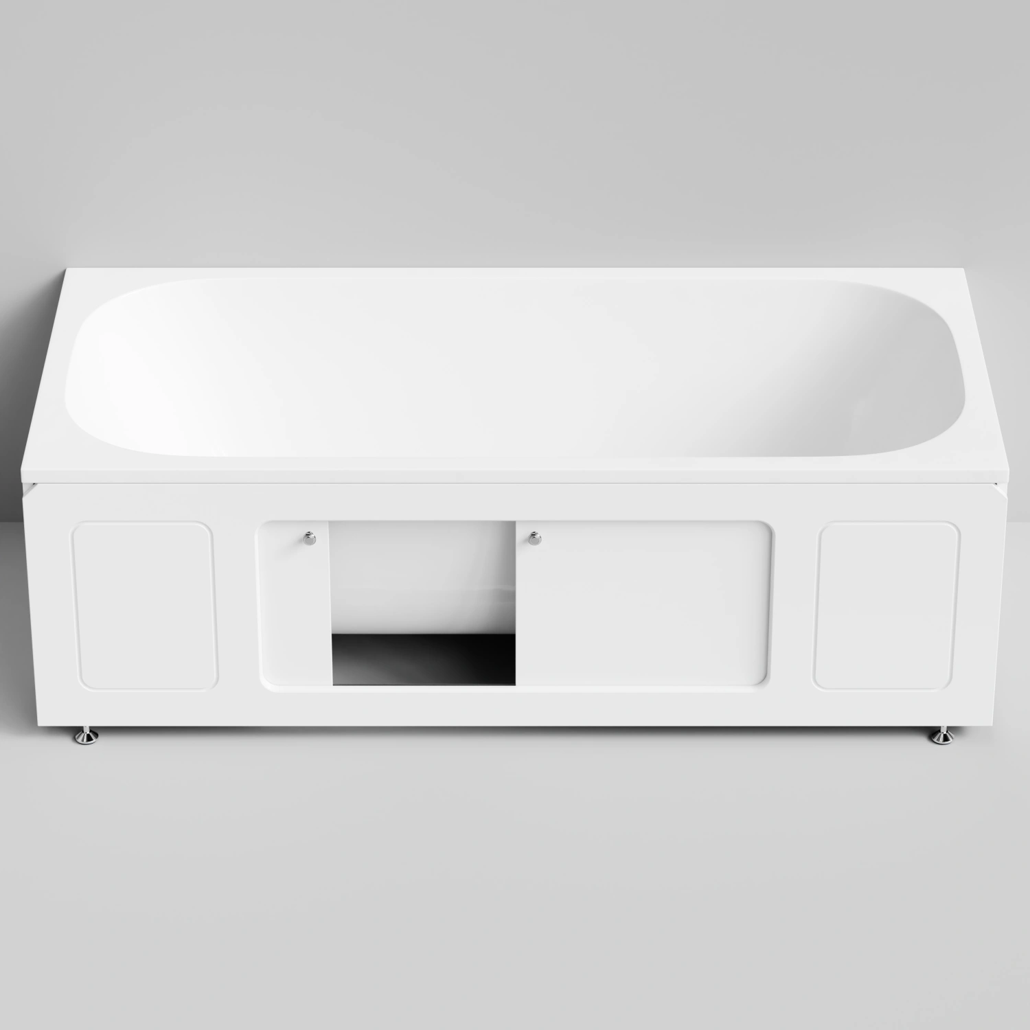 Экран под ванну Vod-ok Лидер 180 раздвижной белый + 15 цветов от магазина Vanna-Vanna.ru!