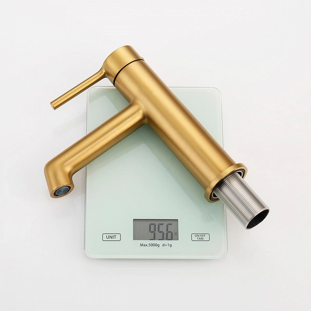 Смеситель для раковины Raglo R20.10.03, золотой сатин от магазина Vanna-Vanna.ru!