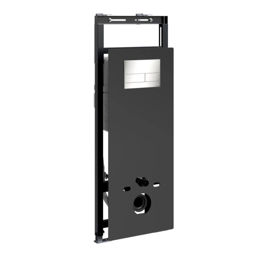 Инсталляция WasserKraft Salm 27TLT.010.ME.BL.BN04 для подвесного унитаза, с кнопкой от магазина Vanna-Vanna.ru!