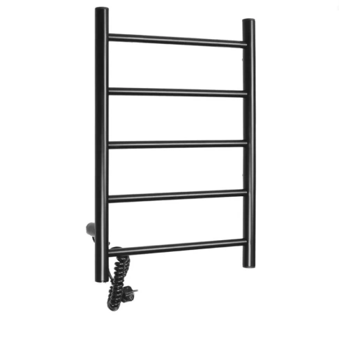 Полотенцесушитель электрический Domoterm Классик DMT 109-5 40х60 EK L левый, черный матовый от магазина Vanna-Vanna.ru!