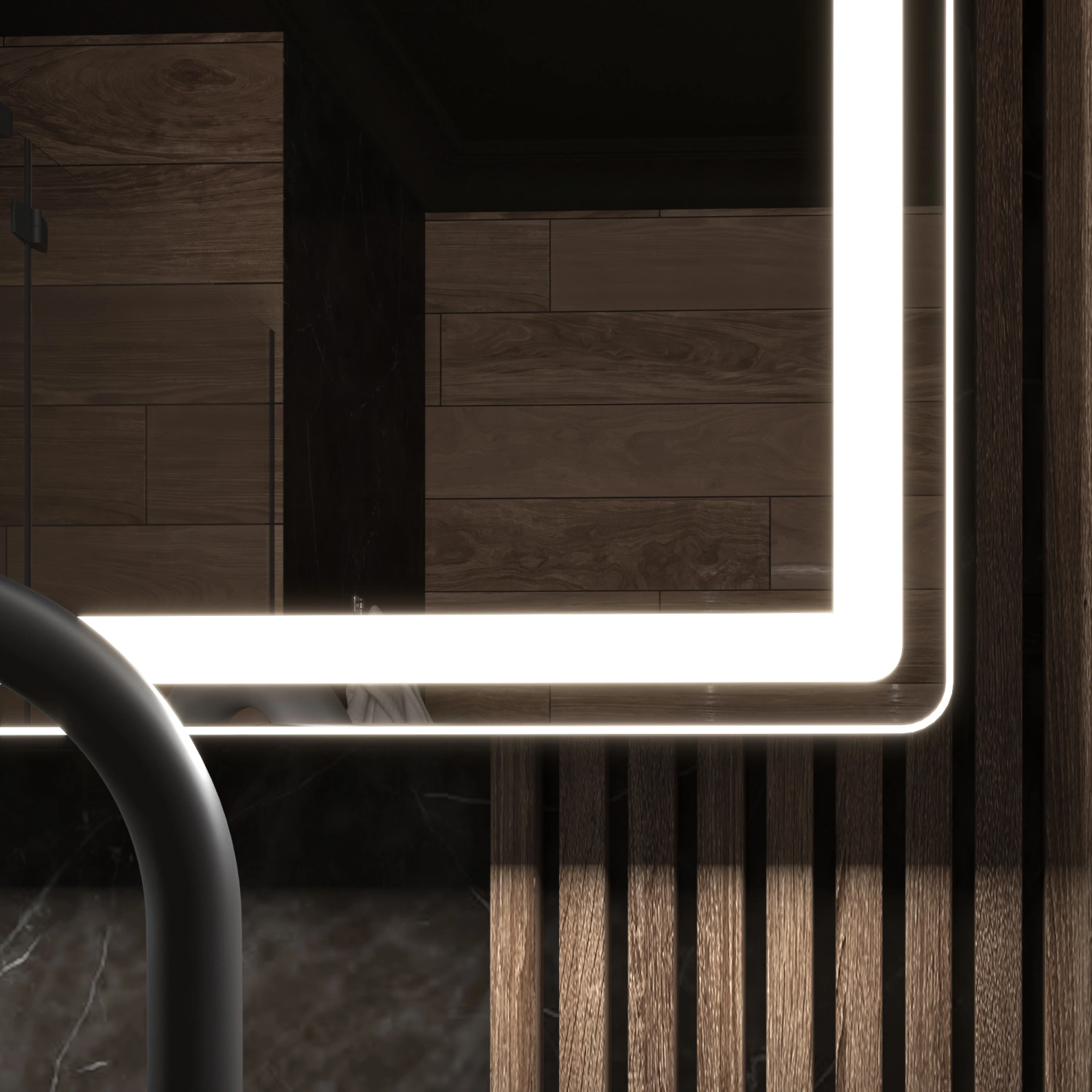 Зеркало Vigo Roberta Comfort 120 свет, сенсор, антизапотевание