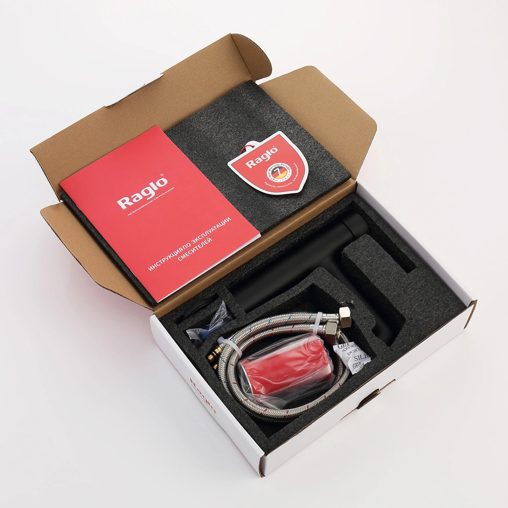 Смеситель для раковины Raglo R20.10.06, черный от магазина Vanna-Vanna.ru!