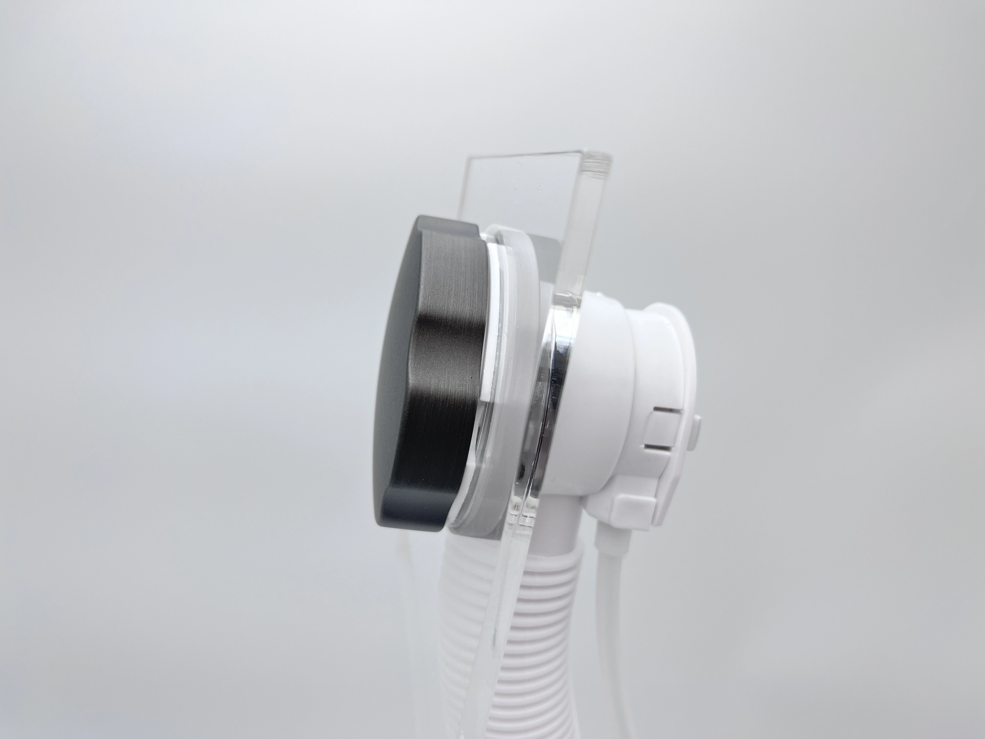 Слив перелив п/автомат Vega V55R 60см графит матовый