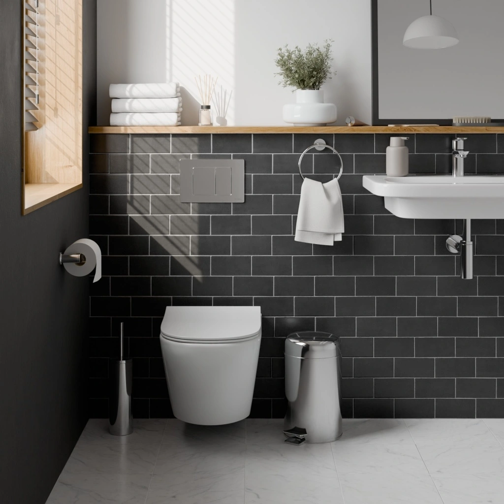 Комплект 3в1 IBERICA BLANCA инсталляция SILENCIO, унитаз BILBAO ALTO белый, кнопка смыва INOX-C хром глянцевый (IB001.BLA.231.1131) от магазина Vanna-Vanna.ru!