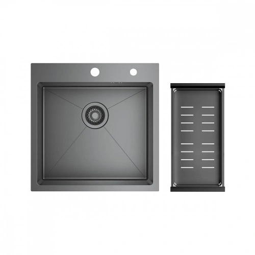 Кухонная мойка Raglo R700.5050.09, комплект, графит