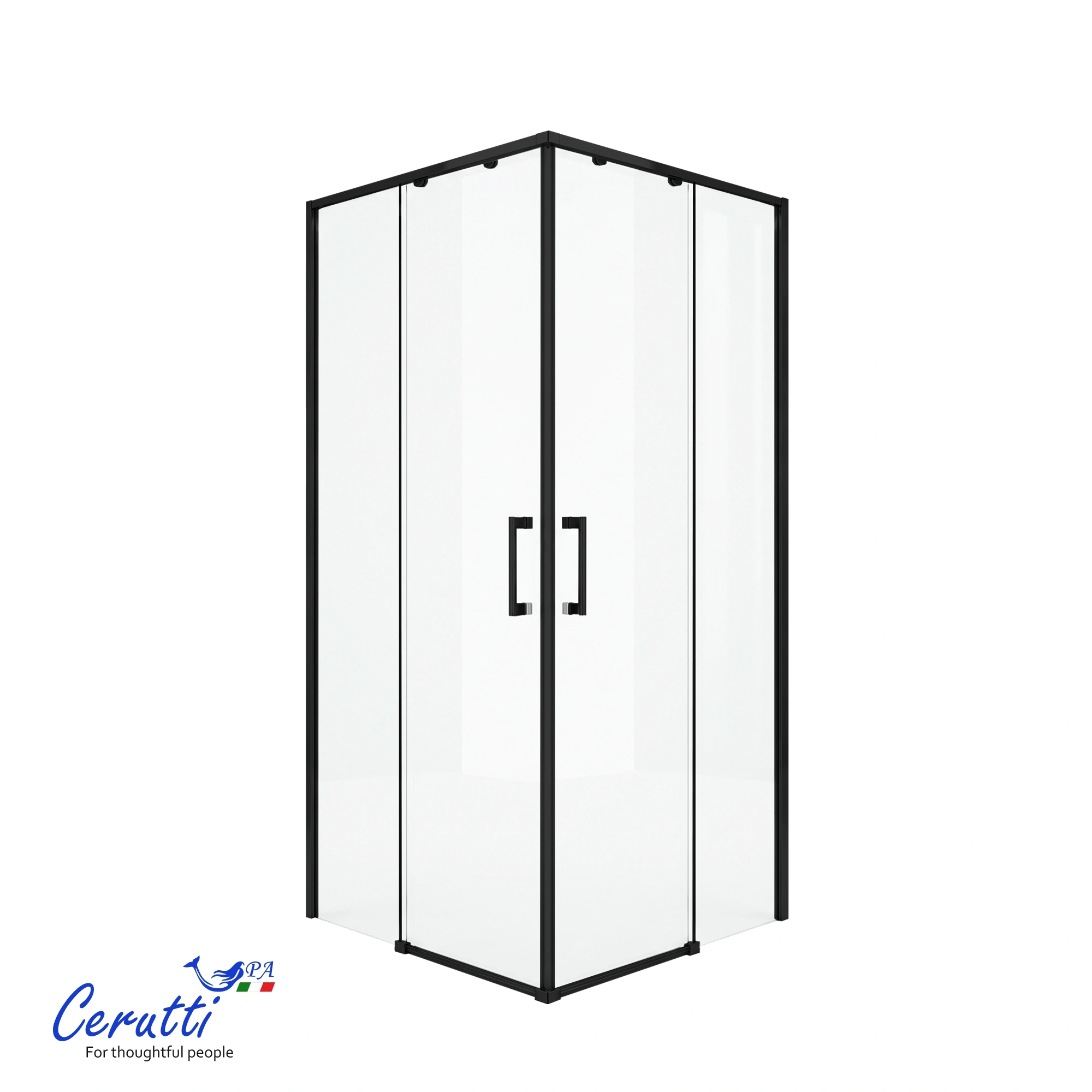 Душевой уголок Ceruttispa SANTA 90B без поддона (90x90x190) от магазина Vanna-Vanna.ru!