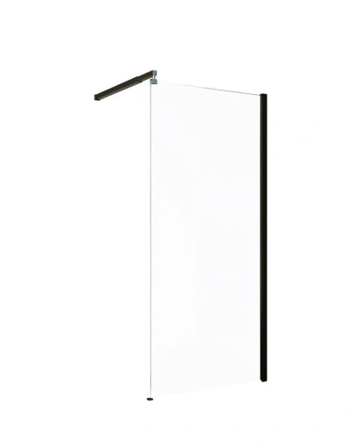 Душевая перегородка Alex Baitler AB29120B1 200х120 см прозрачное стекло, профиль черный от магазина Vanna-Vanna.ru!