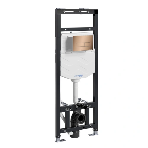 Инсталляция WasserKraft Alme 15TLT.010.ME.RG03 для подвесного унитаза, с кнопкой от магазина Vanna-Vanna.ru!