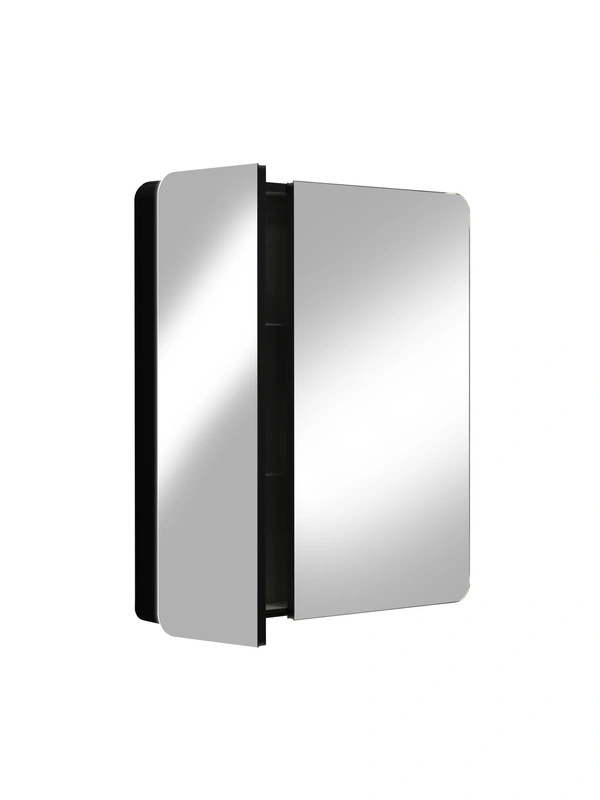 Зеркальный шкаф EQUIL Eltoro black LED 760х850 от магазина Vanna-Vanna.ru!