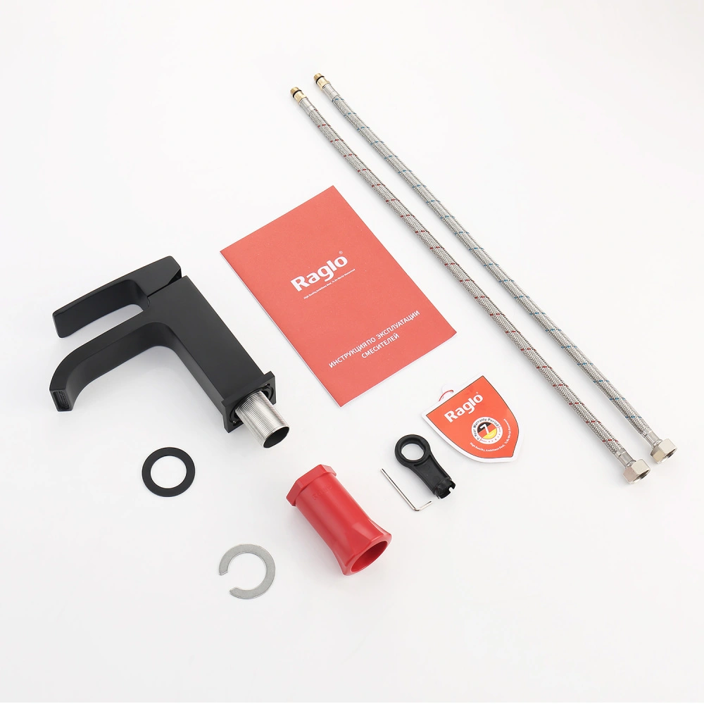 Смеситель для раковины Raglo R02.10.06, черный от магазина Vanna-Vanna.ru!