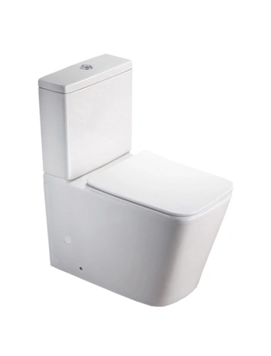 Унитаз SantiLine SL-5017 напольный, безободковый, белый от магазина Vanna-Vanna.ru!