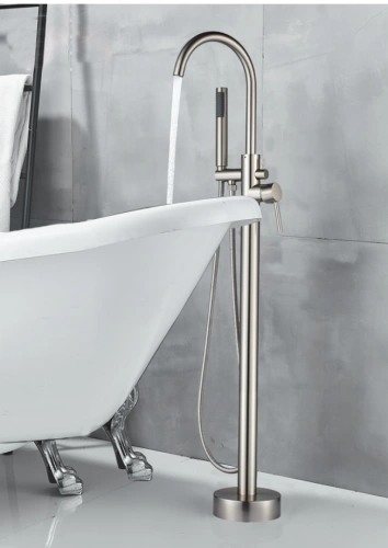 Смеситель для ванны BochMann Braies Brush nickel BM8922 никель от магазина Vanna-Vanna.ru!
