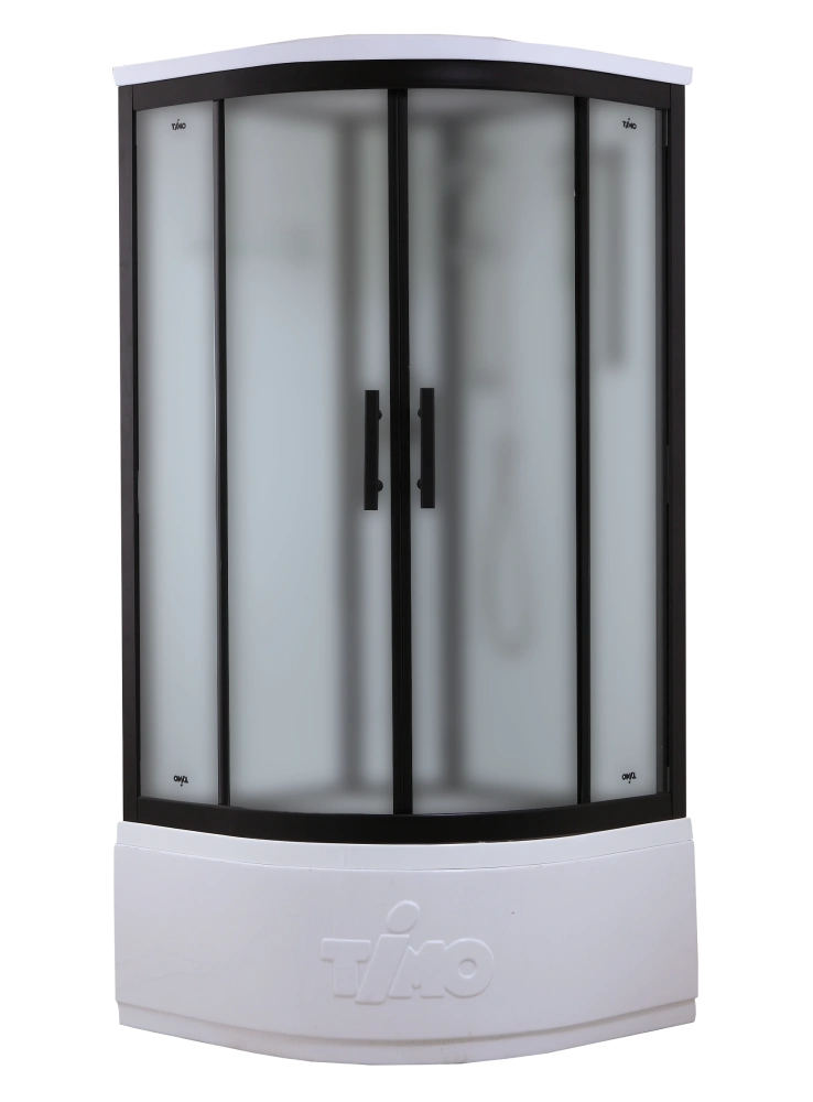 Душевая кабина Timo Standart T-6600 Black Fabric (100*100*220) от магазина Vanna-Vanna.ru!