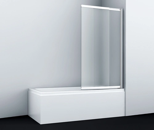 Стеклянная шторка WasserKraft Main 41S02-100R Matt glass профиль хром от магазина Vanna-Vanna.ru!