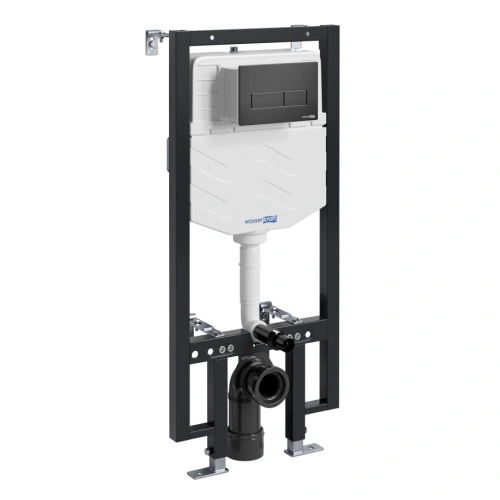 Инсталляция WasserKraft Vils 56TLT.010.ME.MB03 для подвесного унитаза, с кнопкой от магазина Vanna-Vanna.ru!