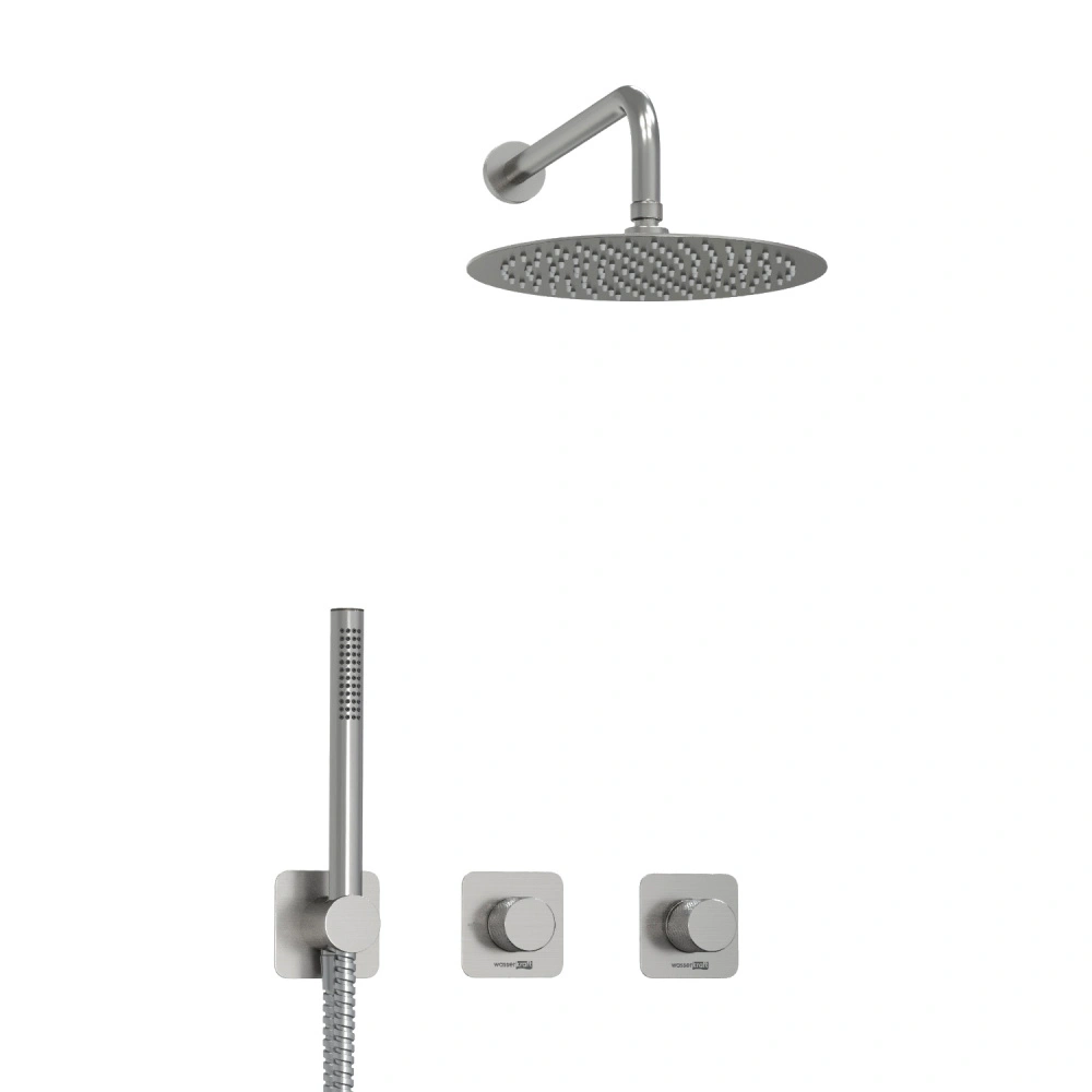 Душевой комплект WasserKRAFT Tauber A6451.296.097.121.275.100.276 никель от магазина Vanna-Vanna.ru!