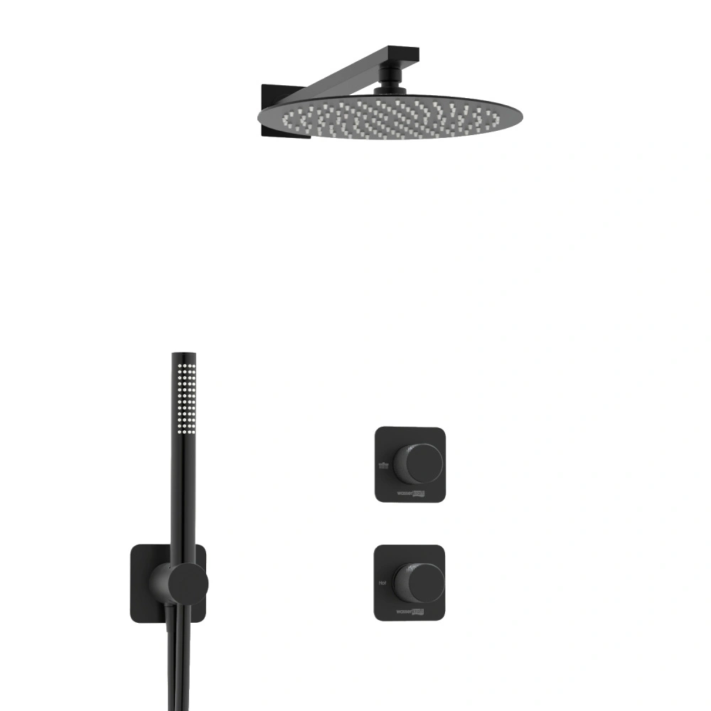 Душевой комплект WasserKRAFT Fulda A5251.299.219.258.302.242.217 черный Soft-touch от магазина Vanna-Vanna.ru!