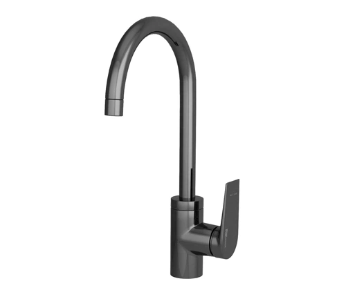 Смеситель для кухни WasserKraft Wiese 8407 оружейная сталь от магазина Vanna-Vanna.ru!