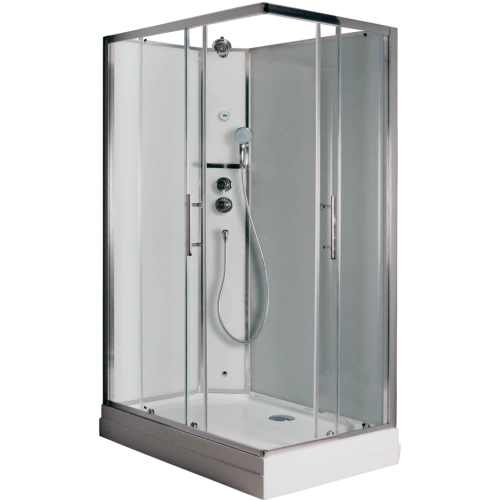 Душевая кабина Timo Premium ILMA 102 L с крышей, хамам и стульчиком 120*80*222