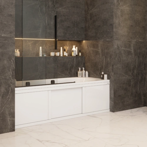 Экран под ванну Onika Одио Нова 120 раздвижной белый