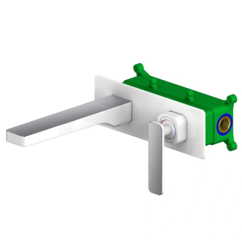 Смеситель для раковины Timo Torne 4371/00-16SM хром/белый от магазина Vanna-Vanna.ru!