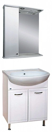 Тумба с раковиной Misty Уют 60 белый