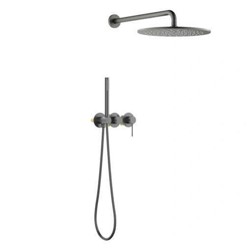 Душевая система встроенная Timo Saona SX-2349/18SM черное золото от магазина Vanna-Vanna.ru!