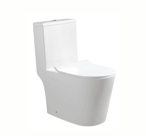 Унитаз SantiLine SL-5045 напольный, безободковый, белый от магазина Vanna-Vanna.ru!