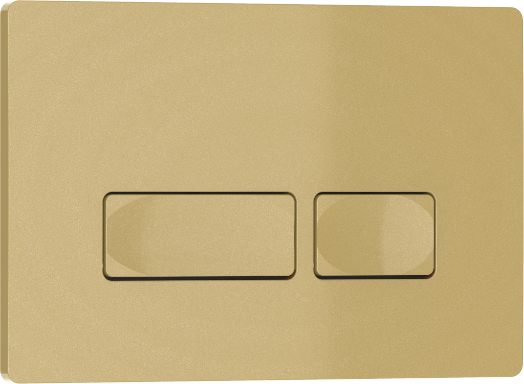 Комплект 2в1 IBERICA BLANCA инсталляция SILENCIO MINI, кнопка смыва ESTI-R золото матовое (IB.001M.215)