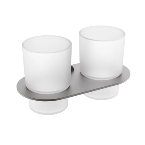 Стакан двойной Raglo R300.08.09, графит