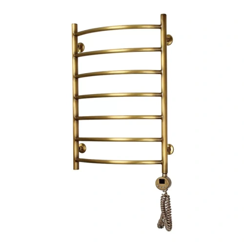 Полотенцесушитель электрический Domoterm Калипсо П7 500x700 ER правый, античная бронза от магазина Vanna-Vanna.ru!