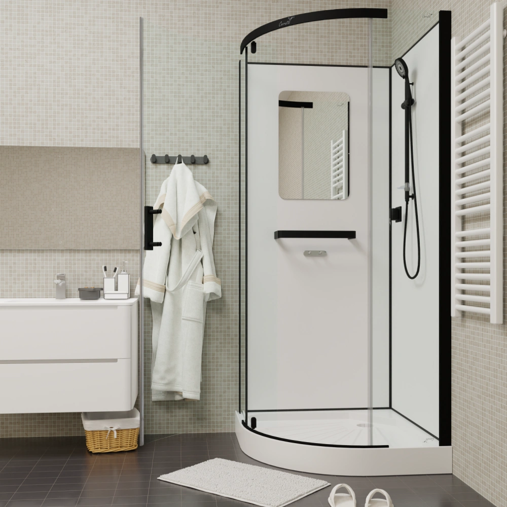 Душевая кабина Ceruttispa KORRA90B (90x90x205) от магазина Vanna-Vanna.ru!