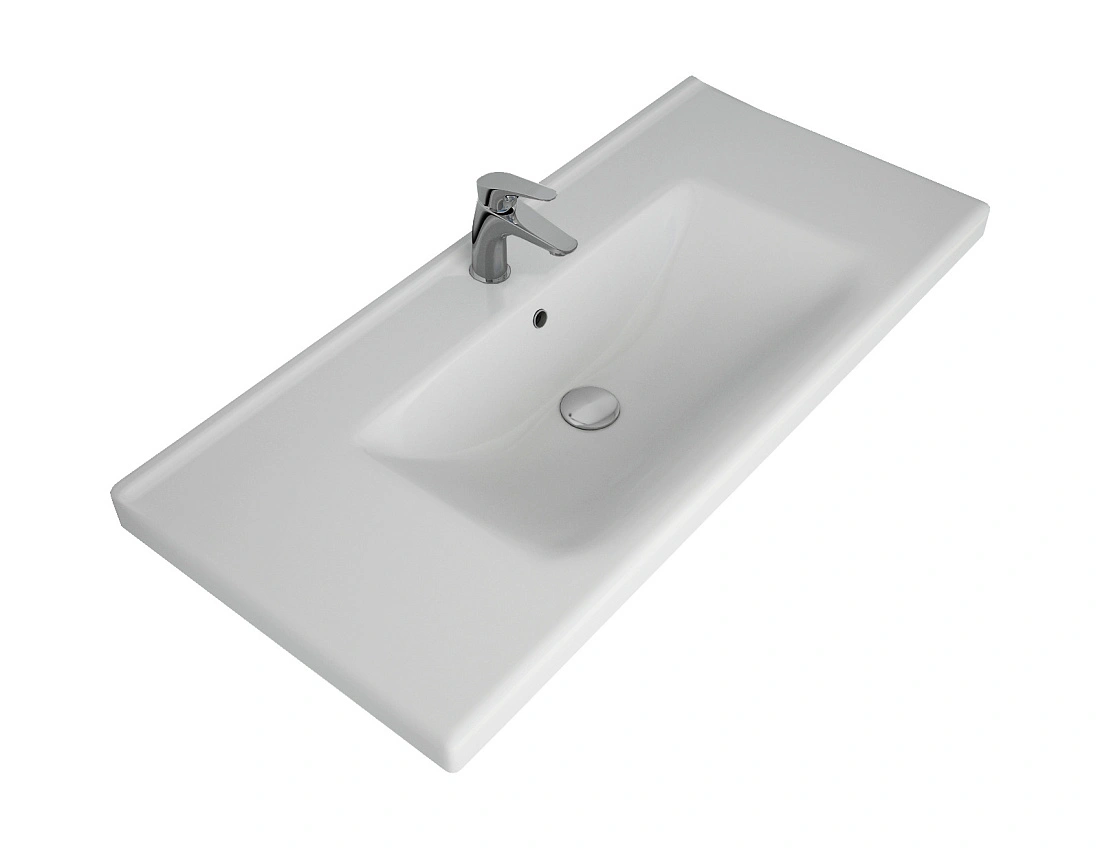 Тумба подвесная SanStar Noche 100 с раковиной Гармония 100 Графит софт от магазина Vanna-Vanna.ru!