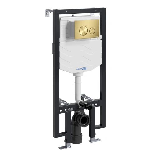 Инсталляция WasserKraft Vils 56TLT.010.ME.MG02 для подвесного унитаза, с кнопкой от магазина Vanna-Vanna.ru!