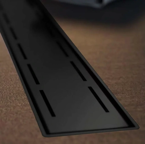 Душевой лоток MCH Veconi Line Black 650 с черной решеткой от магазина Vanna-Vanna.ru!