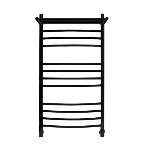 Полотенцесушитель водяной Energy Prestige Modus 1000x500 черный матовый, лесенка с полкой, нержавеющая сталь от магазина Vanna-Vanna.ru!