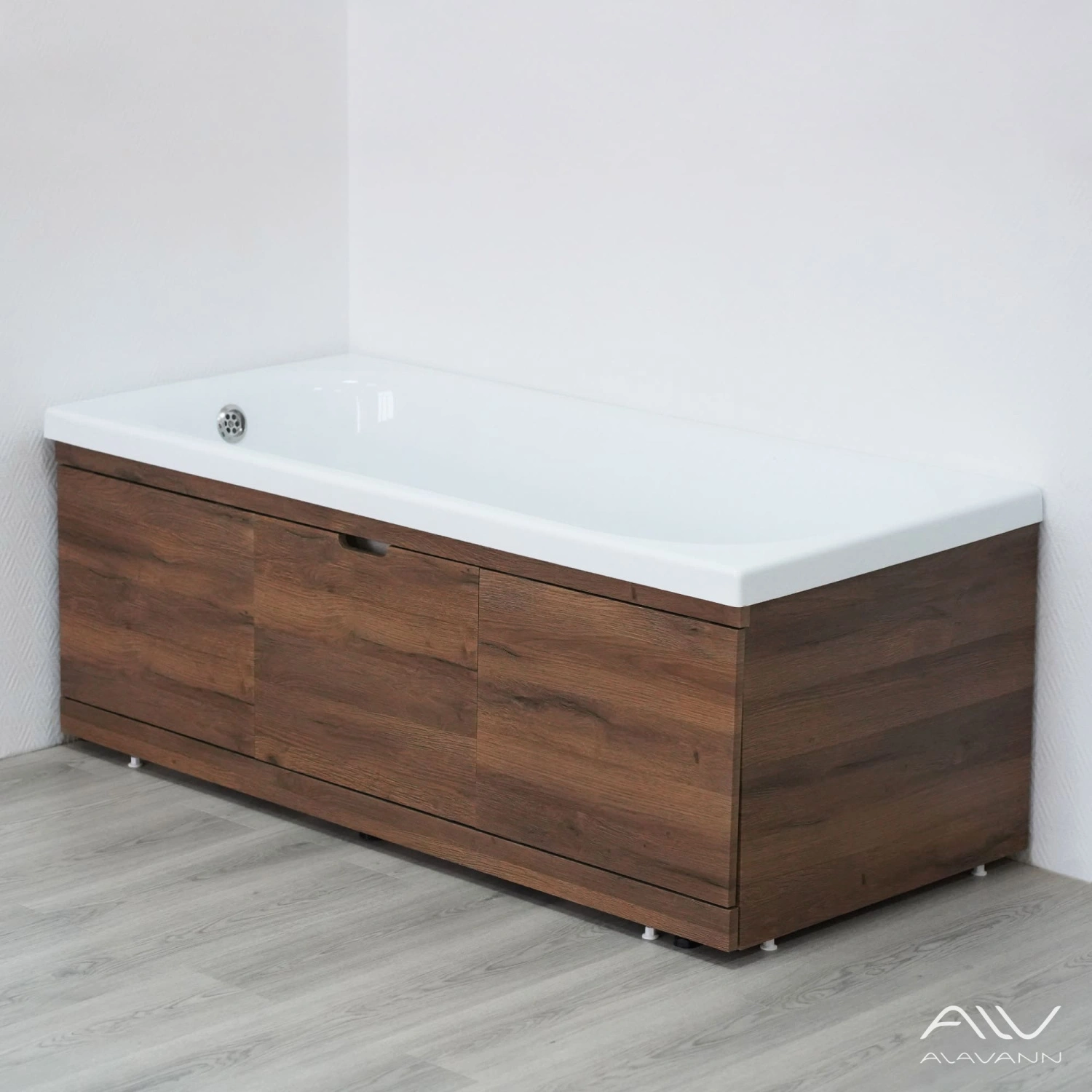 Экран под ванну Alavann Rita 75 торцевой дуб от магазина Vanna-Vanna.ru!