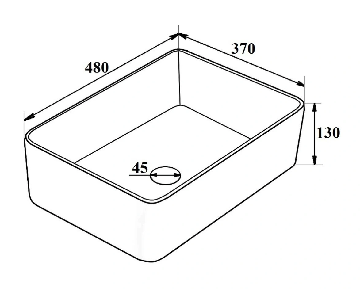 Тумба подвесная Runo Орлеан 70 с раковиной TRE 48, зелёный/дуб