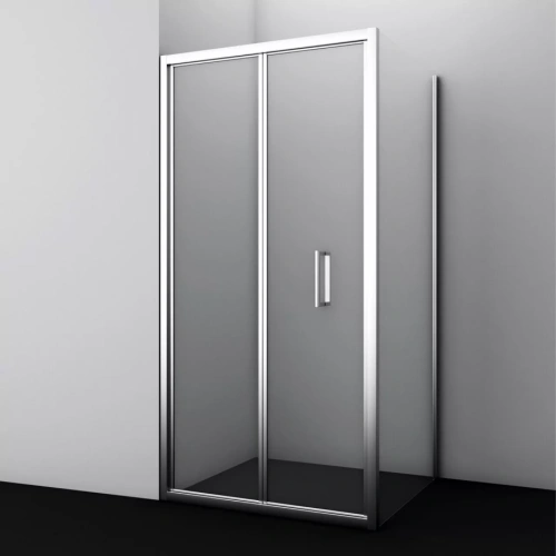 Душевой уголок WasserKraft Weser 78F22 100х90 прямоугольный, без поддона, прозрачное стекло, хром от магазина Vanna-Vanna.ru!