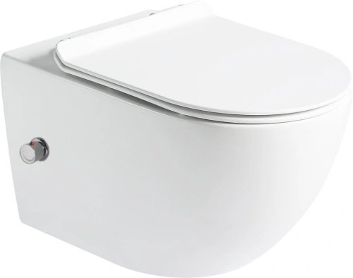 Унитаз SantiLine SL-5002T-SM/BD подвесной, с микролифтом, белый от магазина Vanna-Vanna.ru!