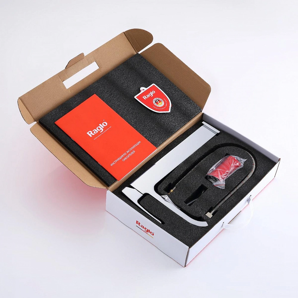 Смеситель для раковины высокий Raglo R02.15, хром от магазина Vanna-Vanna.ru!